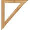 Ekena Millwork Traditional Traditional Rough Sawn Bracket w/ Offset Brace, Western Red Cedar, 6"W x 34"D x 38"H BKT0604X34X38TRA01RWR - alternate 4